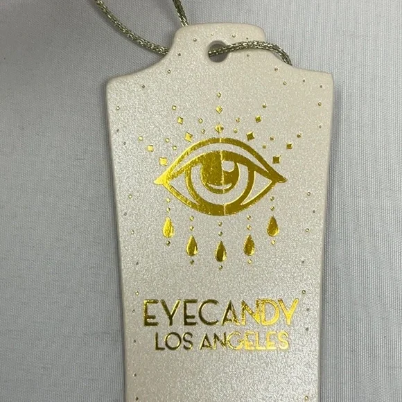 NWT Eye Candy Los Angeles amazing yellow gold tone bracelet - Picture 4 of 7